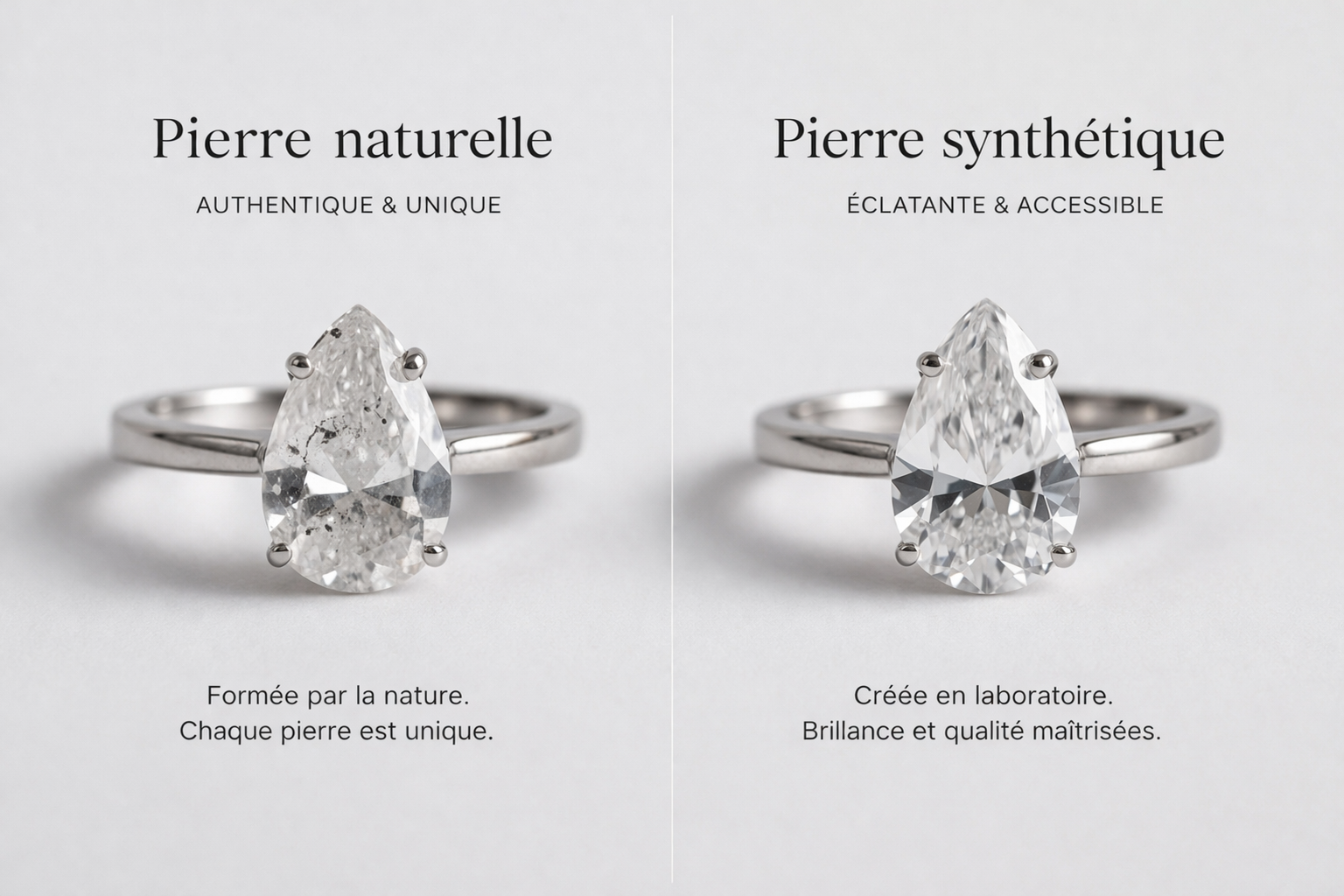 pierres synthetiques vs naturelles