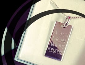 bijoux à graver