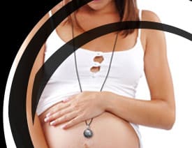Collier bola femme enceinte