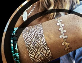 bijoux ephemeres Flash Tattoos